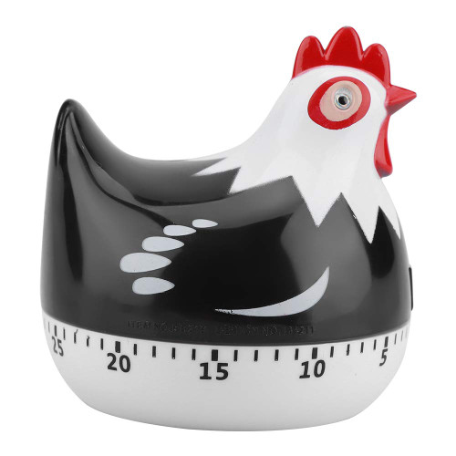 Chicken Pattern Countdown Kitchen Timer,Chicken Pattern Timer, Kitchen Reminder Timer, Kitchen Chicken Pattern Baking Timer for Cooking Baking (??)