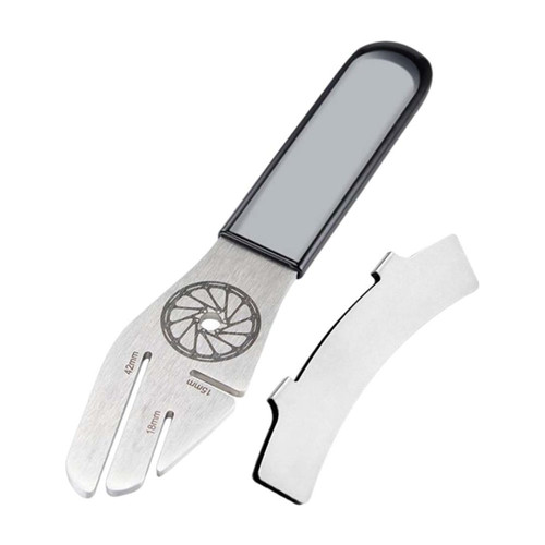 AIJUZIJIE Rotor Truing Tool Disc Brake Rotor Alignment Tool Bike Rotor Truing Fork Wrench 2PCS Multifunction Tools