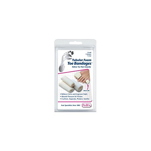 Pedifix Tubular-Foam Toe Bandage Pk/3 Large Part No.P337-L