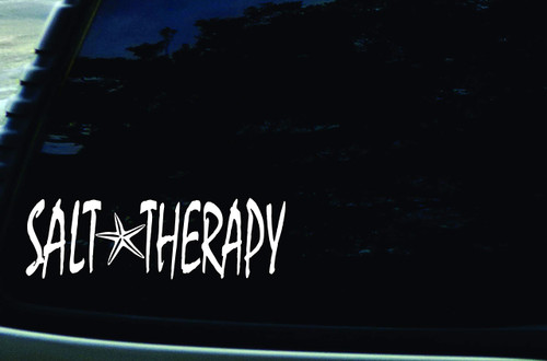 9.25" X 3" Salt Therapy Seastar Vinyl DIE Cut Decal for Your car, Truck, Window, Laptop, or Any Smooth Surface