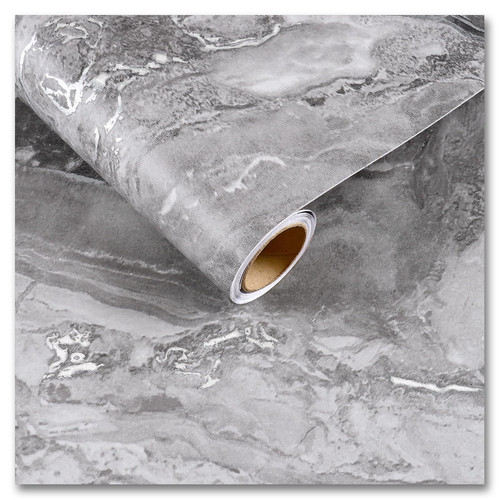 CRE8TIVE Matte Silver Grey Marble Contact Paper Peel and Stick Countertops Waterproof Slate Marble Wallpaper Removable Self Adhesive Marble Wall Paper for Bathroom Kitchen Counter Top Covers 12"x80" CRE8TIVE Matte Silver Grey Marble Contact Paper Peel and Stick Countertops Waterproof Slate Marble Wallpaper Removable Self Adhesive Marble Wall Paper for Bathroom Kitchen Counter Top Covers 12"x80"