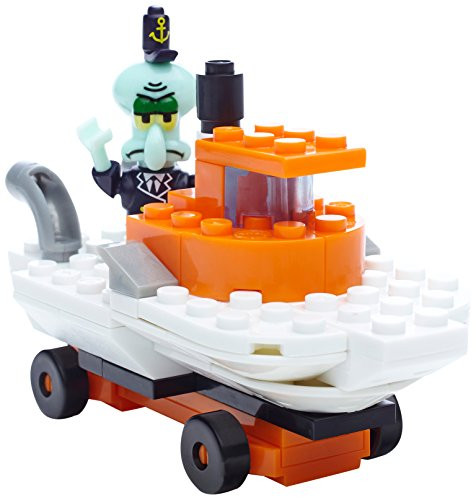 Mega Bloks SpongeBob Squarepants Squidward Racer Building Kit