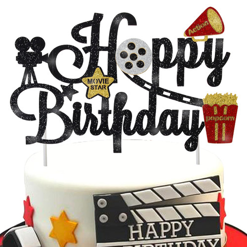 Movie Night Cake Topper Movie Night Birthday Party Decoration Movie Cake Topper Movie Theme Baby Shower Moive Night Party Supplies Movie Night Cake Topper Movie Night Birthday Party Decoration Movie Cake Topper Movie Theme Baby Shower Moive Night Party Supplies