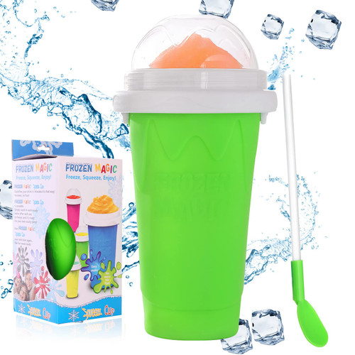lemtrflo Frozen Magic Slushy Maker Cup, Squeeze Slushie Maker Cup,Double Layer Slushy Cup Quick Cooling Cups,DIY Homemade Slushie Cup, Silicone Slushie Maker for Milk Shake, Smoothies, Slushies lemtrflo Frozen Magic Slushy Maker Cup, Squeeze Slushie Maker Cup,Double Layer Slushy Cup Quick Cooling Cups,DIY Homemade Slushie Cup, Silicone Slushie Maker for Milk Shake, Smoothies, Slushies