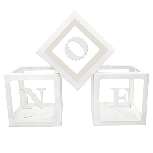 First Birthday Balloon Boxes,Baby Boxes with Letters for Baby Shower,Clear Baby Shower Decorations Block Boxes,Transparent Balloon Box Backdrop for Baby Shower,Birthday Party,Gender Reveal Party (White) First Birthday Balloon Boxes,Baby Boxes with Letters for Baby Shower,Clear Baby Shower Decorations Block Boxes,Transparent Balloon Box Backdrop for Baby Shower,Birthday Party,Gender Reveal Party (White)