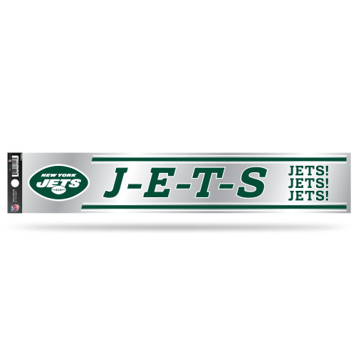 Rico Industries NFL Football New York Jets Tailgate Sticker 3" x 17" Tailgate Sticker for Car/Truck/SUV