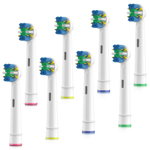 Replacement Toothbrush Heads for Oral B Braun, FDMDAF Professional Electric Toothbrush Heads, Precision Clean Brush Heads Refill Compatible with Oral-B 7000/Pro 1000/9600/ 5000/3000/8000 (8 Packs)