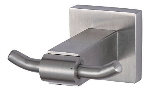 KES A2262-2 Bathroom Lavatory Wall Mount Double Coat and Robe Hook, Brushed Stainless Steel