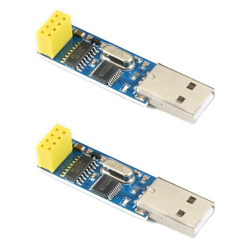 EC Buying 2Pcs USB Wireless Serial Port Module Serial Port to NRF24L01 Socket Module Digital Development Adapter Board Control Module Communication Remote Control Acquisition