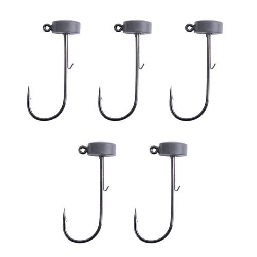 Goture Jig Heads, Tungsten Ned Rig Jig Heads,Tungsten Jig Head Hooks for Freshwater Saltwater Fishing,Ned Jig Hooks, Crappie Jigs for Trout Bass Walleye,Jig Head 1/16oz, 3/32oz, 1/8oz, 3/16oz