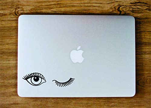 Dabbledown A Blinking Eye Laptop Version Car Window Windshield Lettering Decal Sticker Decals Stickers