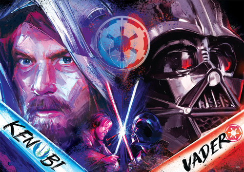 Buffalo Games - Star Wars - Kenobi Vs. Vader - 500 Piece Jigsaw Puzzle Buffalo Games - Star Wars - Kenobi Vs. Vader - 500 Piece Jigsaw Puzzle