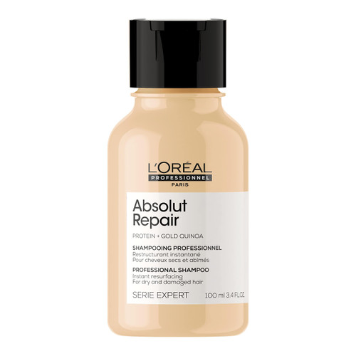 L'Oreal Professionnel Absolut Repair Shampoo | Protein Hair Treatment | Repairs Damage & Provides Shine | With Quinoa & Proteins | For Dry, Damaged Hair | 3.4 Fl. Oz. L'Oreal Professionnel Absolut Repair Shampoo | Protein Hair Treatment | Repairs Damage & Provides Shine | With Quinoa & Proteins | For Dry, Damaged Hair | 3.4 Fl. Oz.