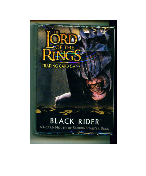 Lord of the Rings Card Game Theme Starter Deck Black Rider Mouth of Sauron Lord of the Rings Card Game Theme Starter Deck Black Rider Mouth of Sauron