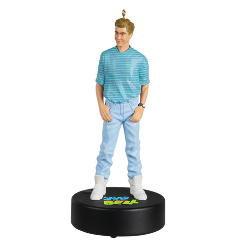 Hallmark Keepsake Plastic Christmas Ornament 2022, Saved by The Bell Zack Morris, with Sound