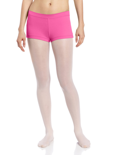 Capezio Women's Team Basic Boy Cut Low Rise Short, Hot Pink, X-Small