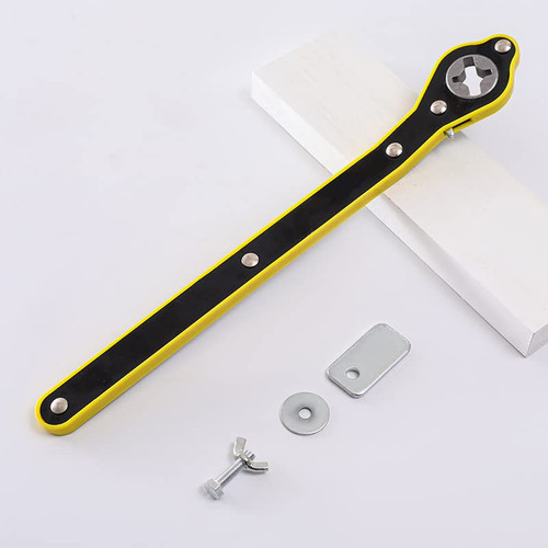 Car Jack Labor-Saving Wrench Auto Jack Ratchet Wrench for Scissor Jack, Lug Wrench for Tire Jack, Handle Scissor Jack for Travel/Truck/SUV/Vans