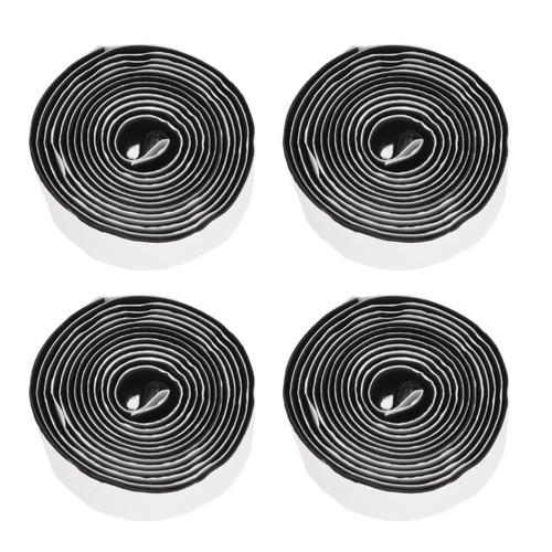 Adhesive Tape, Hook and Loop, Self Adhesive Strip, Self Adhesive Tape Strip, 4PCS Self Adhesive Hook and Loop Tape Polyester Super Viscous Roll Sticky Back Strip for Home Storage