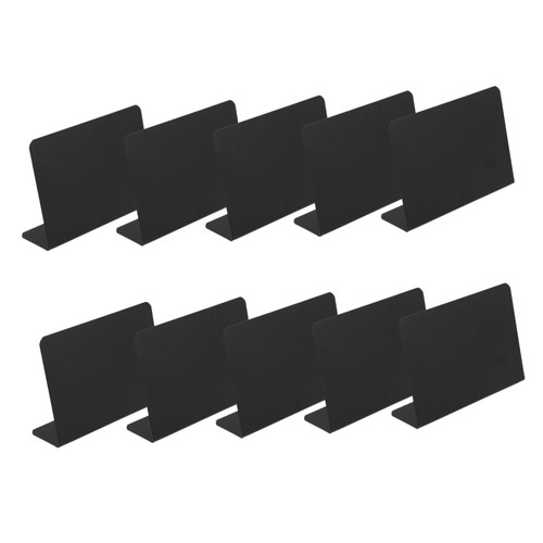Ciieeo 10pcs Supermarket Label Chalk Board Sign Board Mini Chalkboards Sign Chalk Board Markers Wedding Signs Food Signs Menu Chalkboard Message Sign Message Blackboard Mini Blackboard