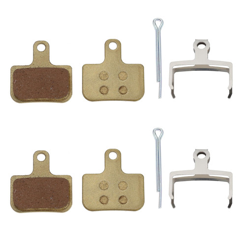2 Pairs Bicycle Disc Brake Pads Replacement Compatible with Sram Level T/Level TL/TLM B1 Compatible with AVID Elixir Bike Brake Pads Metal