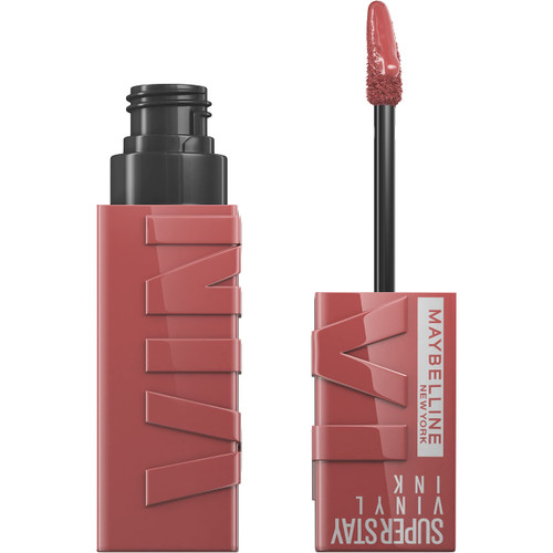 MAYBELLINE New York Super Stay Vinyl Ink Longwear No-Budge Liquid Lipcolor Makeup, Highly Pigmented Color and Instant Shine, Cheeky, Rose Nude Lipstick, 0.14 fl oz, 1 Count MAYBELLINE New York Super Stay Vinyl Ink Longwear No-Budge Liquid Lipcolor Makeup, Highly Pigmented Color and Instant Shine, Cheeky, Rose Nude Lipstick, 0.14 fl oz, 1 Count