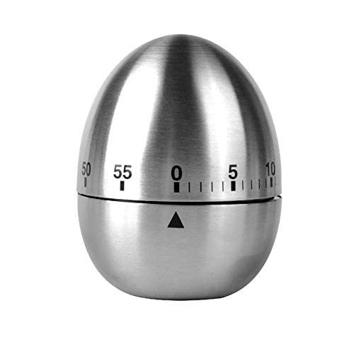 Kitchen Timer Cooking Timer Count Down Timer Mechanical Timer 60 Minutes Countdown Timer Egg Shaped Alarm Clock,Egg Timer,Chicken Timer,Can be Used for Cooking,Yoga or Facial Mask