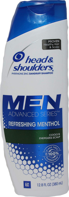 Head & Shoulders Refreshing Menthol Anti-Dandruff Shampoo, 12.8 Fl Oz