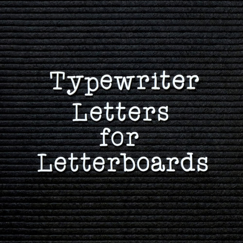 Typewriter Letters Set Board Letters Only, Precut Changeble Felt Letter Board Letters Symbols, Letters Letter Board Words Letter Board Letters Numbers Wooden Felt Letter Board (No Board Included)