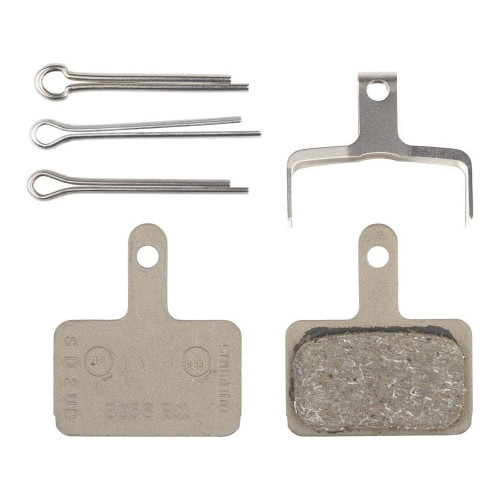 SHIMANO B05S-RX Disc Brake Pad and Spring - Resin Compound, Stainless Steel Back Plate