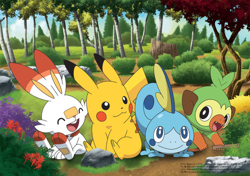 Buffalo Games - Pokemon Galar Friends - 300 Large Piece Jigsaw Puzzle