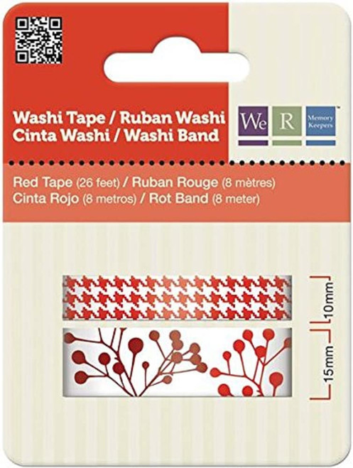 We R Memory Keepers Washi Tape, Red