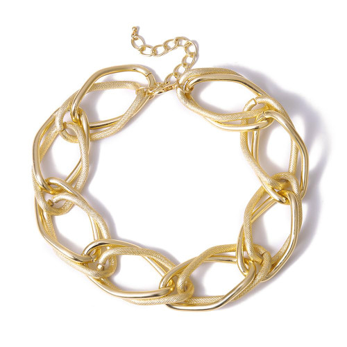 Jumwrit Chunky Choker Necklace Statement Thick Necklace Heavy Gold Chain Necklace Costume Accessory for Women Girls Jumwrit Chunky Choker Necklace Statement Thick Necklace Heavy Gold Chain Necklace Costume Accessory for Women Girls