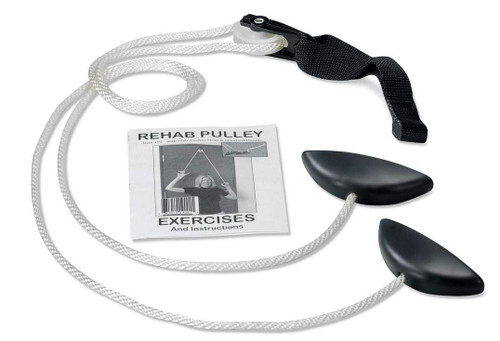Home Ranger Over-Door Shoulder Pulley System, Economy, Over The Door Range of Motion Exercise Device with Web Anchor Strap and Ergonomic Handles
