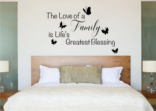 Summerjokes The Love Of A Family Is Life's Greatest Blessing Funny Wall Sticker Decal Vinyl Sticker, Family Living Room Kitchen Dining Room Bedroom Couple Romantic Family Love Marriage Art Wall Decoration Summerjokes The Love Of A Family Is Life's Greatest Blessing Funny Wall Sticker Decal Vinyl Sticker, Family Living Room Kitchen Dining Room Bedroom Couple Romantic Family Love Marriage Art Wall Decoration