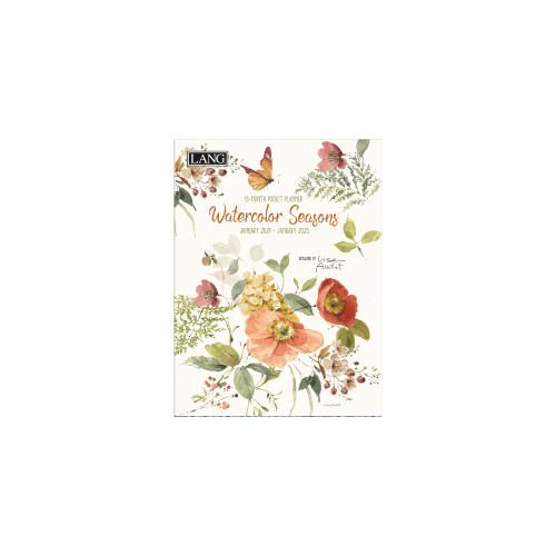 LANG Watercolor Seasons 2024 Monthly Pocket Planner (24991003189)