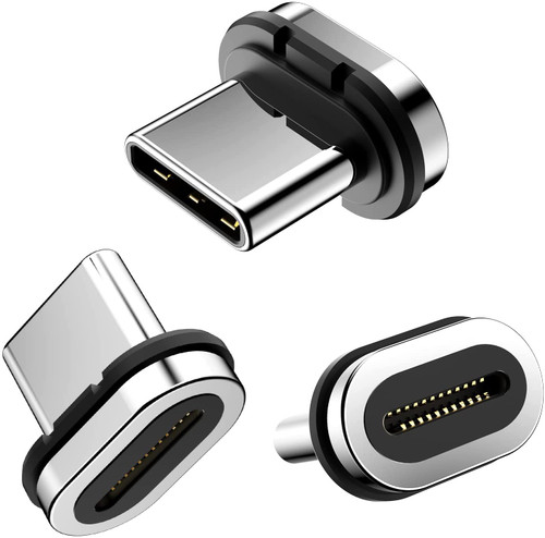 HanCenDa 24pins Magnetic USB C Connector Tips Head (3 Pack), Compatible for Most Type C Phone Cable Adapter Pad Tablet Devices HanCenDa 24pins Magnetic USB C Connector Tips Head (3 Pack), Compatible for Most Type C Phone Cable Adapter Pad Tablet Devices