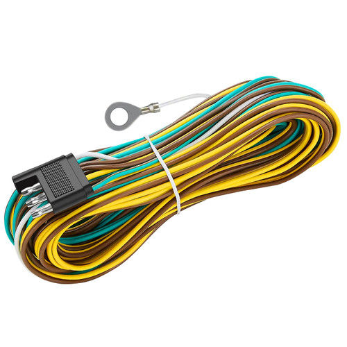 25ft Trailer Wire,Trailer Wiring Harness Kit 4 Flat Extension Connector?4 Pin Flat Wishbond Trailer Wiring 18 Gauge