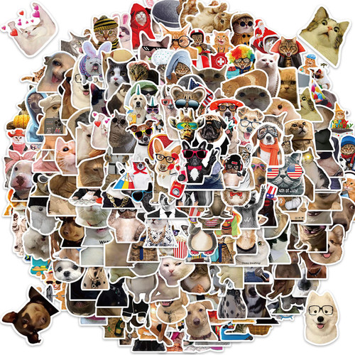 200pcs Funny Meme Stickers Cute Dogs and Cats Meme Mixed Pack,Vinyl Waterproof Stickers Decals for Kids Teen Laptops Water Bottle Notebook Luggage Skateboard Phone 200pcs Funny Meme Stickers Cute Dogs and Cats Meme Mixed Pack,Vinyl Waterproof Stickers Decals for Kids Teen Laptops Water Bottle Notebook Luggage Skateboard Phone