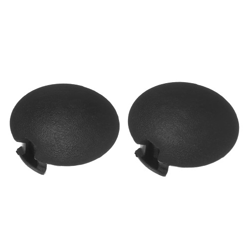 ACROPIX Car Rear Bumper Towing Tow Eye Hook Cover Cap Fit for Smart - Pack of 2 Black