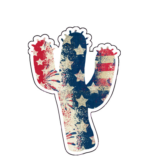 Wickedgoodz American Flag Cactus Vinyl Decal - Western Bumper Sticker - for Laptops Tumblers Windows Cars Trucks Walls Wickedgoodz American Flag Cactus Vinyl Decal - Western Bumper Sticker - for Laptops Tumblers Windows Cars Trucks Walls