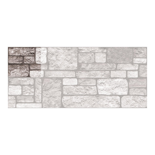 IZODEKOR 3D Brick Effect Wall Panels - Cladding, Stone Look, Styrofoam Panels for Living Room, Kitchen, Bathroom, Balcony, Bedroom, Back of Counter, and Teras | Backyard (10" x 10" Sample)