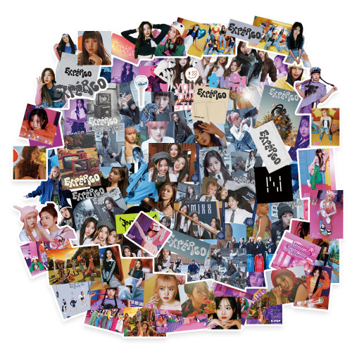 Kpop 100Pcs NMIXX EXPERGO Sticker Pack Vinyl Waterproof Sticker for Laptop Bottle Luggage NMIXX Merch Sticker Gift Merchandise Photo Album Sticker Set Kpop 100Pcs NMIXX EXPERGO Sticker Pack Vinyl Waterproof Sticker for Laptop Bottle Luggage NMIXX Merch Sticker Gift Merchandise Photo Album Sticker Set