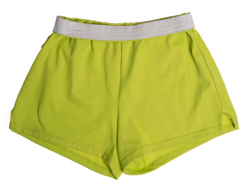 Soffe Juniors' Authentic Cheer Short, Lime Punch, Small (1-Pack)