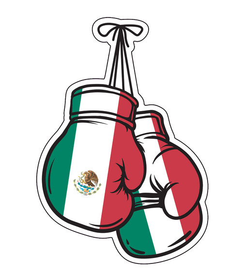 WickedGoodz Mexican Flag Boxing Gloves Vinyl Decal - Mexico Bumper Sticker - for Laptops Tumblers Windows Cars Trucks Walls WickedGoodz Mexican Flag Boxing Gloves Vinyl Decal - Mexico Bumper Sticker - for Laptops Tumblers Windows Cars Trucks Walls