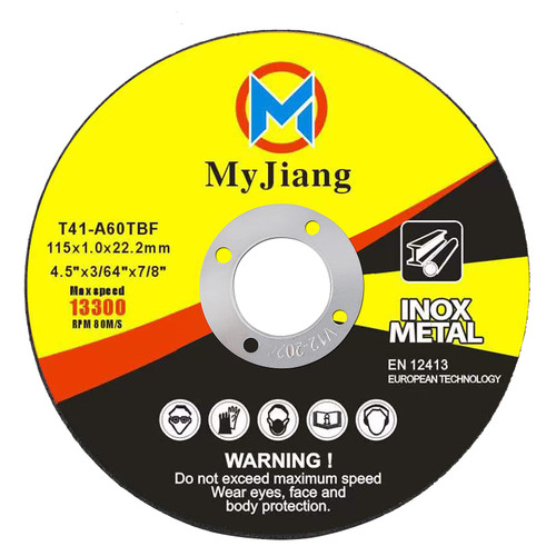 12 Pack MyJiang Stainless Steel Cut Off Wheels, 4-1/2-Inch Thin Metal Cutting Discs, Power Angle Grinder Cutting Wheels, Cutoff Wheels, Cutoff Discs, Cut Off Discs