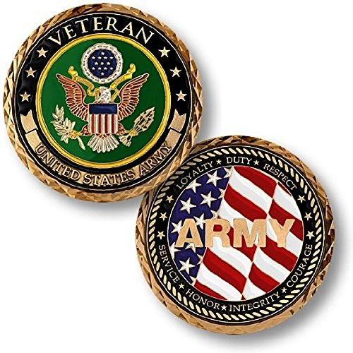 U.S. Army Veteran Challenge Coin U.S. Army Veteran Challenge Coin