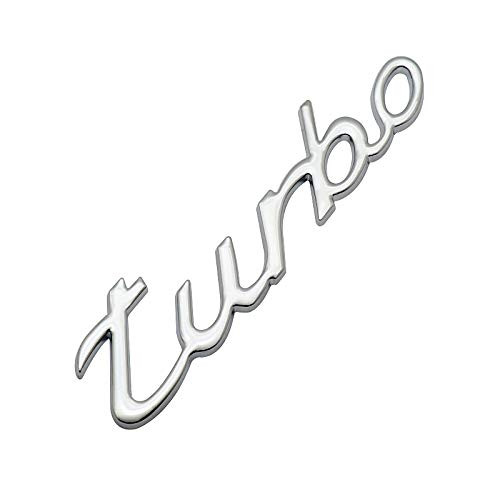 1Pcs TURBO emblem 3D Metal Badge Nameplate Universal Car Styling Sticker Decal Logo ((Chrome)) 1Pcs TURBO emblem 3D Metal Badge Nameplate Universal Car Styling Sticker Decal Logo ((Chrome))
