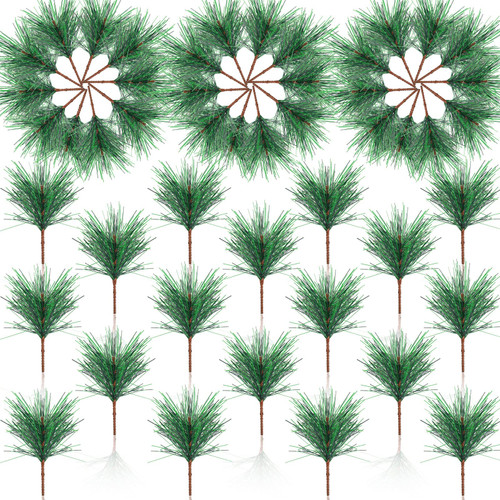 50 Pieces Artificial Pine Needles Branches Garland Small Pine Twigs Stems Picks Fake Greenery Pine Picks Green Plants Pine Needles for Christmas Garland Wreath Floral Arrangement Holiday Decoration 50 Pieces Artificial Pine Needles Branches Garland Small Pine Twigs Stems Picks Fake Greenery Pine Picks Green Plants Pine Needles for Christmas Garland Wreath Floral Arrangement Holiday Decoration