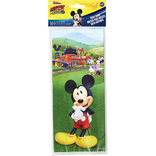 Wilton 1912-7108 16 Count Mickey and The Roadster Racers Treat Bags Assorted
