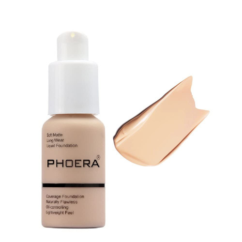 PHOERA Foundation,Flawless Soft Matte Oil Control Liquid Foundation Full Coverage Face Makeup. (102# Nude) PHOERA Foundation,Flawless Soft Matte Oil Control Liquid Foundation Full Coverage Face Makeup. (102# Nude)